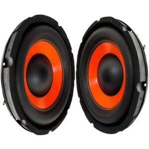 POWERLINK® 10" Subwoofer Imported Orange SPL Foam 400W Peak RMS Power (PACK OF 2)