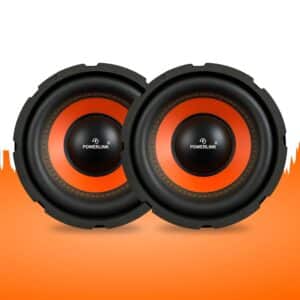 POWERLINK® 8" Subwoofer Imported Orange SPL Foam 200W Peak RMS Power (Pack of 2)