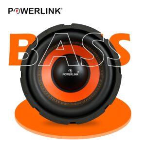 POWERLINK® 8" Subwoofer Imported Orange SPL Foam 200W Peak RMS Power
