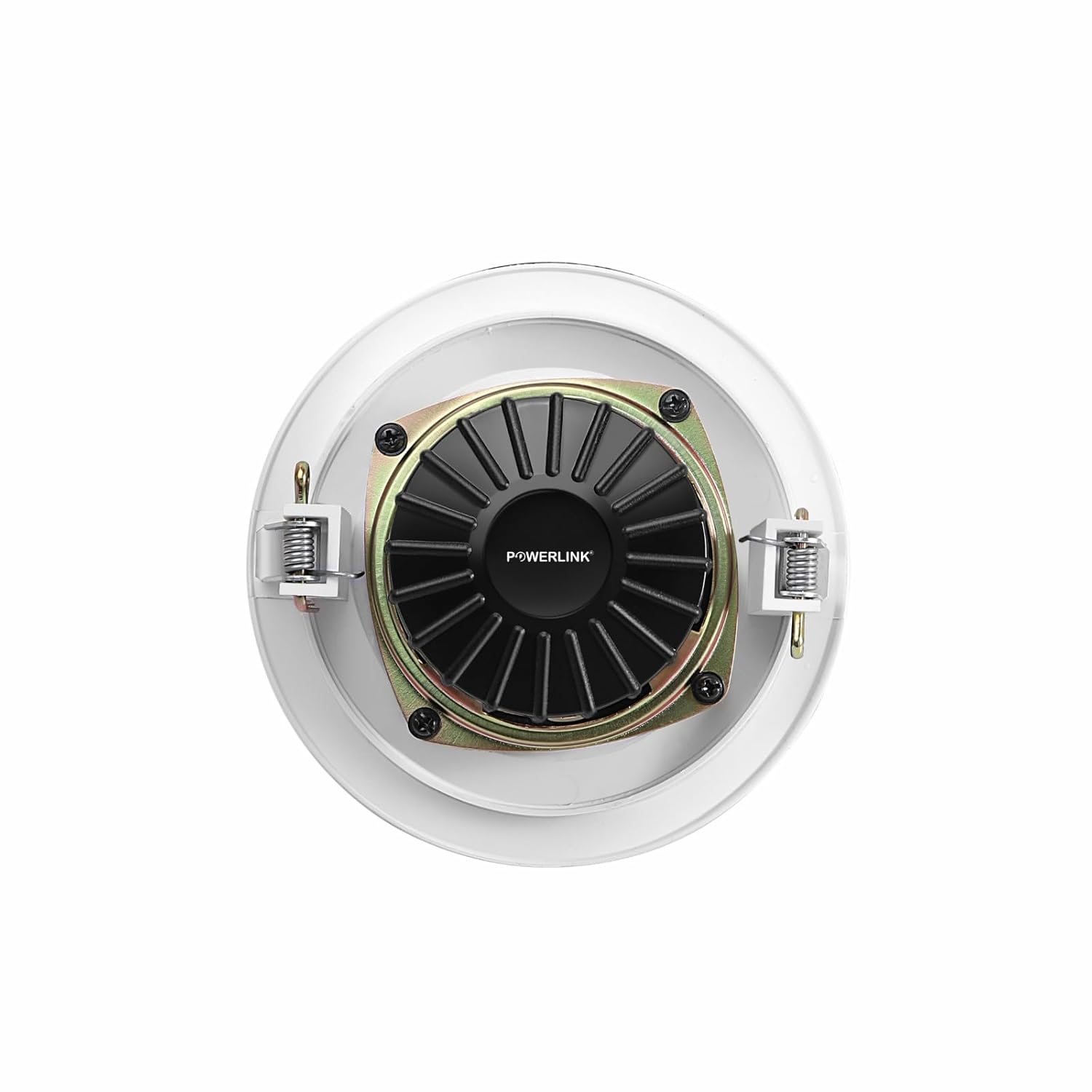 Powerlink 3-Inch 10-Watt Wired in Flush Mount Ceiling Speakers for Office, Kitchen, Home Theater (Pack of 1, ABS Plastic Grill)(Without LMT)