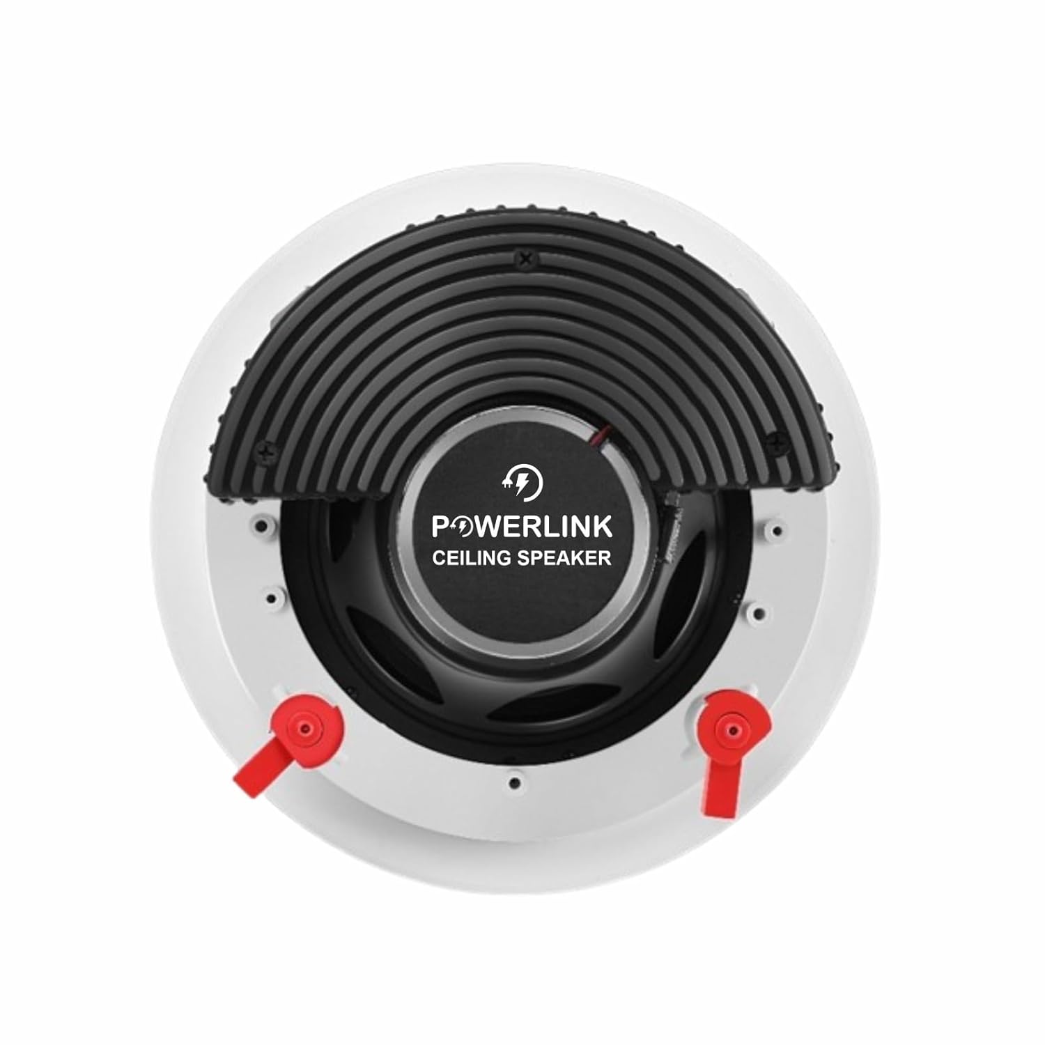 Powerlink 9" Bluetooth Flush Mount in-Wall in-Ceiling 2-Way Speaker System Quick Connections Polypropylene Cone & Polymer Tweeter Stereo Sound 30 Watt for Home, Office, Gym, Kitchen, Home Theater