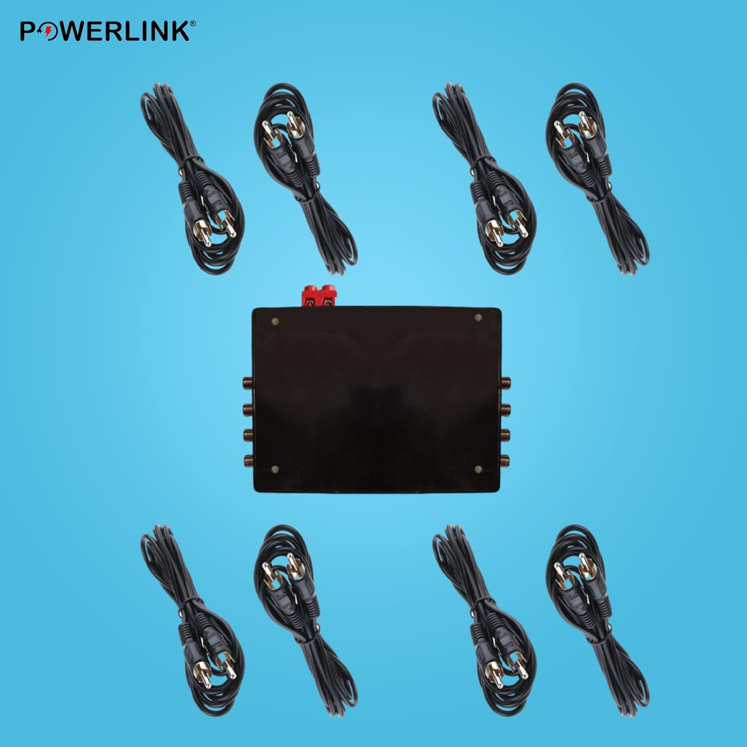 Powerlink 9" Bluetooth Flush Mount in-Ceiling 2-Way Speaker System 240 Watt(30W Each) for Office, Gym, Home Theater (Pack of 8)