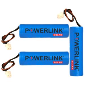 POWERLINK Lithium-Ion Rechargeable 1200mAh Battery (PACK OF 3) for Toys, RC Car, Torches, Medical Equipment, Projects, Robots and More