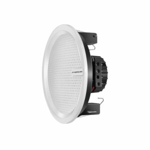 Powerlink 5-Inch 10-Watt Wired in Flush Mount Ceiling Speakers for Office, Kitchen, Home Theater (Pack of 1, ABS Plastic Grill)(Without LMT)